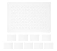 Garneck 10pcs 96-Well U-Bottom Cell Culture Plates Lid Laboratory Tissue Culture Tray for Biological Research and Microbial Growth in Lab