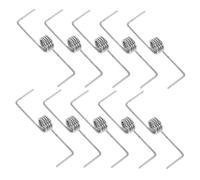 Garneck 10pcs Adjustable Torsional Spring Mechanism for Trash Can Lid Support Heavy Duty Replacement Spring for Bin Lids Metal for Easy Garden Bin Lock