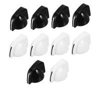 Garneck 10pcs Adjustable Volume Knob Chicken Head Style for Electric Guitar Amplifier Effect Pedal Potentiometer Control Knobs