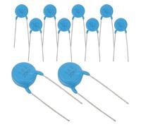 Garneck 10pcs Ceramic Capacitor Assortment Kit Disc Ceramic Capacitors 20kv102k Performance High Frequency Excellence 1.77x0.63x0.39in for Industrial Control Needs