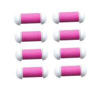 Garneck 10pcs Coarse Replacement Roller Heads for Electric Foot File - Callus Remover Refills - Compatible with Micro Pedi for Smooth Feet and Hard Skin Removal