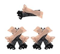 Garneck 10pcs Elastic Wig Cap Set for Women Black and Nude Mesh Hair Net for Long and Short Hair Stretchy Stocking Caps for Wig Wearing and Weaving