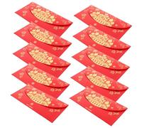 Garneck 10pcs Elegant Red Paper Envelopes for Weddings and Holiday Parties Secure Clasp Design for Cash and Invitations for Christmas and Special Celebrations