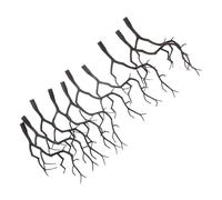 Garneck 10pcs Fake Antler Tree Branches Mini Artificial Twigs for Vase Centrepiece Flower Arranging Landscaping Home Table Decoration Dark Brown