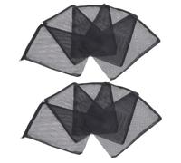 Garneck 10Pcs Fish Tank Filter Bags Black Fine Mesh Aquarium Filter Media Bags for Removing Organic Waste and Debris Polyester Netting for Efficient Water Filtration