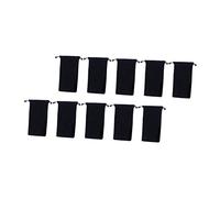 Garneck 10pcs Flocking Drawstring Storage Bags Watch and Jewelry Pouches for Daily Use Multipurpose Organizer with Soft for Travel and Home