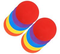 Garneck 10pcs Football Training Marker Discs with Good Toughness Pvc Material for Practicing Soccer and Setting up On-site Boundaries Sturdy Training Markers for Football Practice