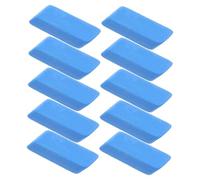 Garneck 10pcs Fret Eraser Polished Eraser Guitar String Care Tool Repair Scratches Remove Oxidation for Guitar Strings 1.57x0.71x0.31in