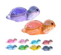 Garneck 10pcs Glow the Dark Resin Turtle Figurines Miniature Animal Sculptures Beach Theme Garden and Living Room Decor for DIY Micro Landscape and Dollhouse Decorations