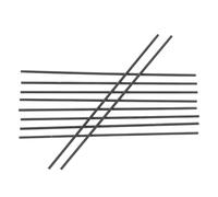 Garneck 10pcs Graphite Rods for Casting and Melting, High Conductivity Portable Graphite Stirring Rods High Purity Black Material for Industrial Metalworking