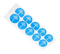 Garneck 10pcs Grounding Symbol Labels Self-Adhesive Electrical Warning Stickers for Equipment and Panels Industrial Safety Ground Sign Decals for Workplace Machinery