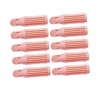 Garneck 10pcs Hair Volumizing Clips for Root Curling No Trace Bangs Clip Pink Color Suitable for Short Hair Styling for Home or Salon Use