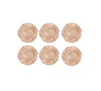 Garneck 10pcs Hand-woven Mini Straw Hats for Crafts Tiny Woven Caps Doll Cap for Dollhouse Cowboy Sombrero Decoration Diy Handcraft Accessories