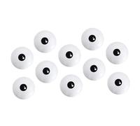 Garneck 10pcs Inflatable Halloween Eyeball Balloons Scary Latex Balloon Decor for Unique Party Atmosphere Photo Prop for Spooky Celebrations