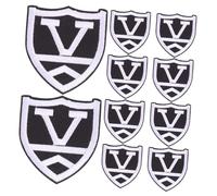 Garneck 10pcs Large Embroidered Cloth Sew on Patch Badge Applique for Jackets and Bags, Eye Catching and Lovely Clothes Decoration for Fashion and Home