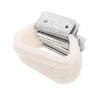 Garneck 10pcs Metal Trash Bin Handles Replacement Iron Pull Handles Outdoor Garbage Cans Waste Baskets Trash Buckets Toolboxes