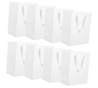 Garneck 10pcs Paper Bags Handles Party Supplies Storage Pouches Bag for Birthday Tea Bridal Shower