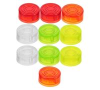 Garneck 10pcs Plastic Guitar Effect Pedal Caps for Footswitch Protection, Comfortable Switching and Improved Tactile Response, Suitable for Performing Live and Practice Sessions