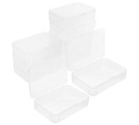 Garneck 10pcs Playing Card Holder Case Plastic Storage Box for Home Use