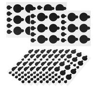 Garneck 10pcs Self-Adhesive Blackout Stickers for Camera and Router Privacy, 10.5X6.4Cm Light-Shielding Covers, Anti-Glare Privacy Labels for Electronics and Home Use