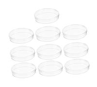 Garneck 10pcs Transparent Cell Culture Plate Plastic Tissue Culture Dishes for Laboratory Experiments and Biological Analysis for Research Use