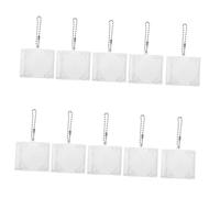 Garneck 10pcs Transparent Mini CD Case Keychain Small Hanging Pendant with Clear Jewel Case for Music Albums Portable Compact Design for Backpack Decoration and Packaging