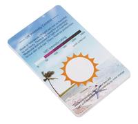 Garneck 10Pcs UV Testing Cards for Outdoor and Terrarium Use, Uvb Uvc Indicator Test Strips for Reptiles, Sunlight and Lamp Radiation Detection