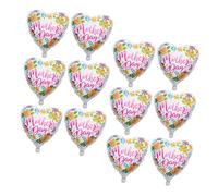 Garneck 12Pcs Aluminum Foil Balloons for Mother Day Party Decoration Chic Shape and Words for Hanging Banner Table and Floor Decor to Celebrate Special Day
