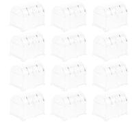 Garneck 12pcs European-style Wedding Favor Boxes Plastic Mini Treasure Chest Candy Snack Boxes for Weddings Birthday Party Favors Case Goodie for Guests