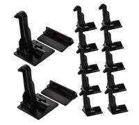 Garneck 12pcs Invisible Boy Girl Proofing Latches for Cabinets and Drawers No Drilling Installation Safety Locks Easy to Use Locks for Boy Girl Safety