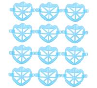 Garneck 12Pcs Mask Bracket Disposable Face Mask Support Frame Washable Reusable Enhances Breathing Space Protects Makeup From Lipstick Stains