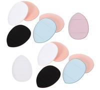 Garneck 12pcs Mini Makeup Powder Puff Set, Small Waterdrop Shape Facial Foundation Blending, Dry and Wet Dual-Use Cosmetic Tools for Women Random Color Random Color