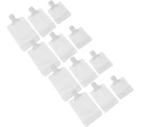 Garneck 12pcs Refillable Lotion Squeeze Pouches Set Flip Cap, 30ml 50ml 100ml Professional Travel Cosmetic Bags for Toiletries, Leakproof Reusable Compact Travel Accessory