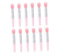 Garneck 12pcs Silicone Lipstick Applicator Set for Precise Application and Gloss, Portable Mini Lip Brush for Work and Home Use, for Those Who Love Makeup
