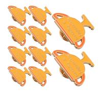 Garneck 12pcs Student Reward Pin Badges for School Prize Competitions, Zinc Alloy Achievement Lapel Pins with Golden Finish, Versatile Use and Positive Affirmation for Party Award Trophies