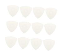 Garneck 12pcs Transparent Nylon Liuqin Picks Non-slip Musical Instrument Accessories for Da Ruan and Yueqin Portable Creative Ukelele Guitar Picks with Sound and Comfortable Grip