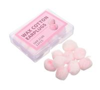Garneck 12pcs Wax Noise Reduction Hearing Protection Soft Comfortable Travel for Concerts Clubs Work and Study