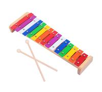 Garneck 15-Note Xylophone for Boys and Girls Colorful Aluminum Bars Musical Instrument Beaters Educational Toy for Toddlers and Children