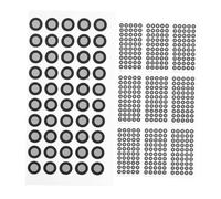 Garneck 15 Sheets Scanning Reflective Marker Dots High Reflectivity Stickers for Accurate Tracking and Positioning Compatibility with Multiple Scanners Industrial Design and Medical