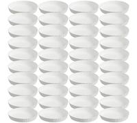 Garneck 150pcs Disposable Paper Cup Lids White Paper Cup Protector for Restaurants and Ktvs Convenient Single-use for Drinks