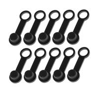 Garneck 15pcs Brake Bleeder Screw Caps Rubber Grease Fitting Covers for Motorcycle Car Disc Brake Caliper Oil Drain Pump Compatible Maintenance Dust Protection