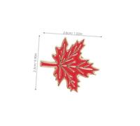 Garneck 15PCS Maple Leaf Lapel Pins Alloy Drip Oil Finish Autumn Brooches for Women and Men Secure Clasp Metal Badge Pins for Bags Costumes Canada Day Thanksgiving Accessories