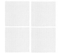 Garneck 15pcs Premium Stainless Steel Aquatic Moss Mesh for Fish Tank and Aquarium Sturdy Rustproof Wire Mesh Grid for Java Moss 7.5x19cm Silver Seaweed Carpet