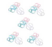 Garneck 15pcs Silicone Feeding Bottles Handle for Boy Girl Soft Handle Design for Milk Bottle for Feeding Months Plus Boy Girl Friendly