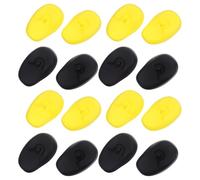 Garneck 16pairs Silicone Ear Covers Hair Dye Protective Caps Reusable for Coloring Salon Home Use Prevent Dye in Shower