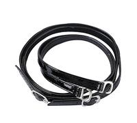 Garneck 1Pair Faux Leather High Heel Straps Lightweight Drop Shoelace for Comfortable Wear Detachable Cross Design Shoe Accessory for High Heels Easy to Clean