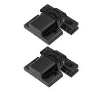 Garneck 1pair Turntable Dust Cover Hinges High-strength Plastic Replacement for Vinyl Record Player Smooth Lid Movement Long-lasting Support Compatible with Technics Sl
