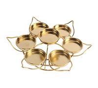 Garneck 1pc Golden Alloy Candle Holder for Home Elegant Buddha Candlestick for Weddings Birthdays and Special Occasions Unique Centerpiece Decoration Design