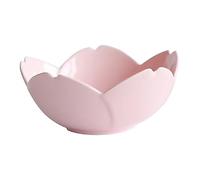 Garneck 1pc Hand-Painted Dinnerware Dessert Bowl Large Ceramic Bowl Ceramic Rice Bowls Serving Bowls Crock Porcelain Food Bowls Fruit Salad Bowl Fruit Bowl s Pink Fruit Dish