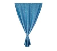 Garneck 1pc Sky- Blackout Curtain Double-sided Adhesive Tape No Punching Required for Boys and Girls Rooms Featuring Elegant Silver Star Design Easy Installation and Light Blocking